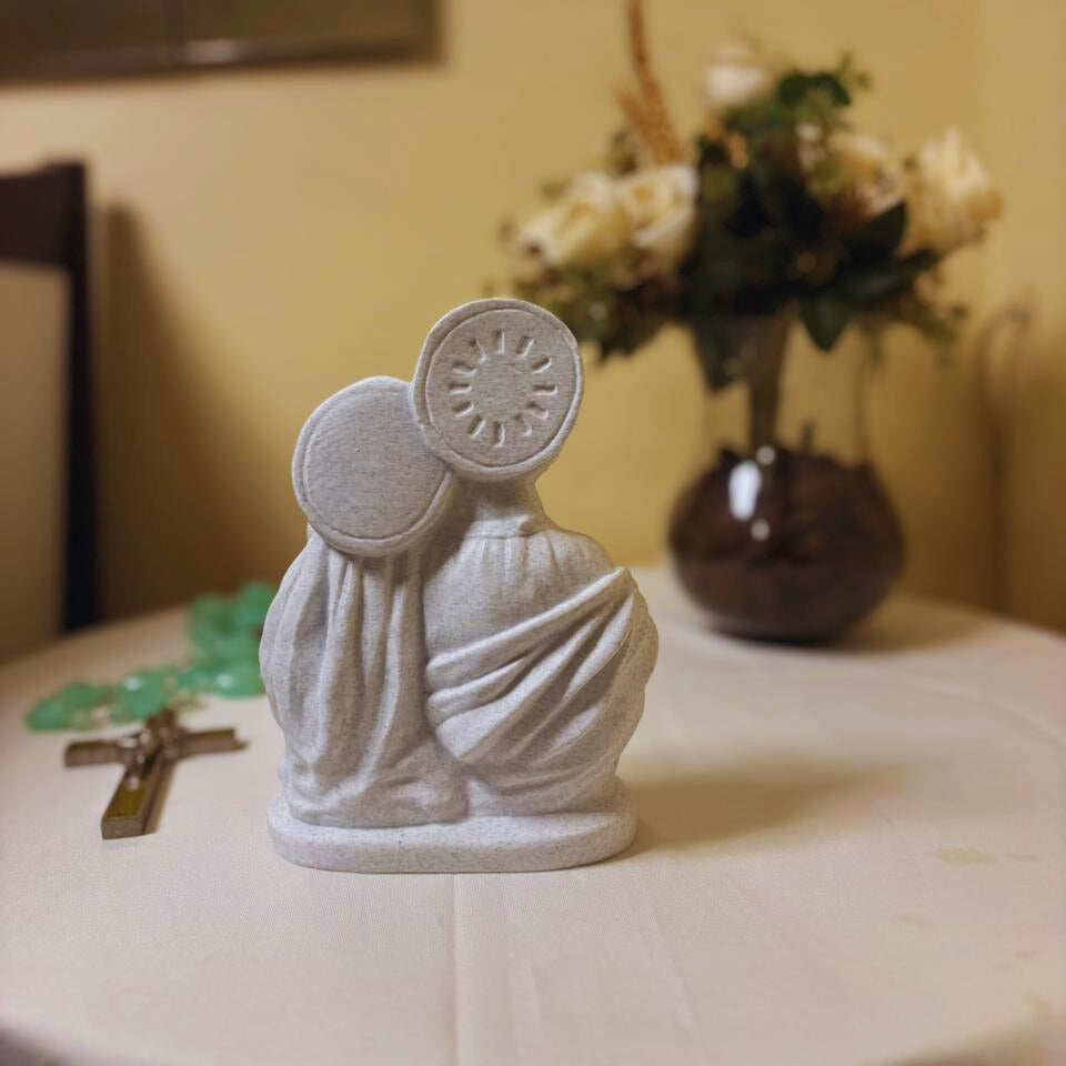 Imagem da Sagrada Familia Aconchegada - Escultura em PLA