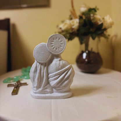 Imagem da Sagrada Familia Aconchegada - Escultura em PLA