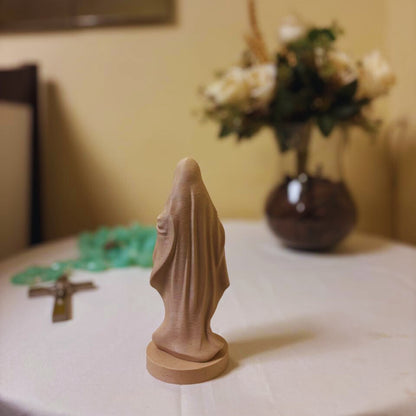 Imagem Maria em Oração Minimalista - Escultura em PLA