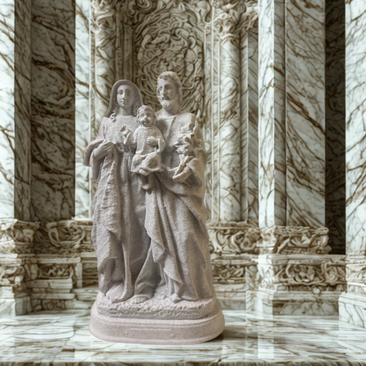 Imagem Clássica da Sagrada Família - Escultura em PLA