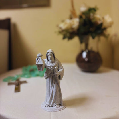 São Longuinho com Lanterna - Escultura em PLA